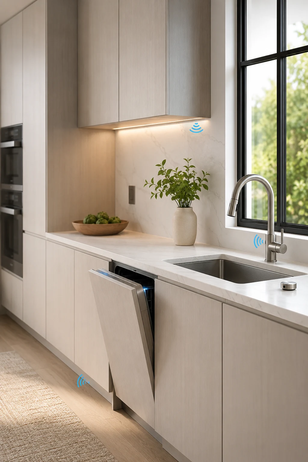 Create a Cleaner Kitchen with Touch-Free Features — smart kitchen ideas