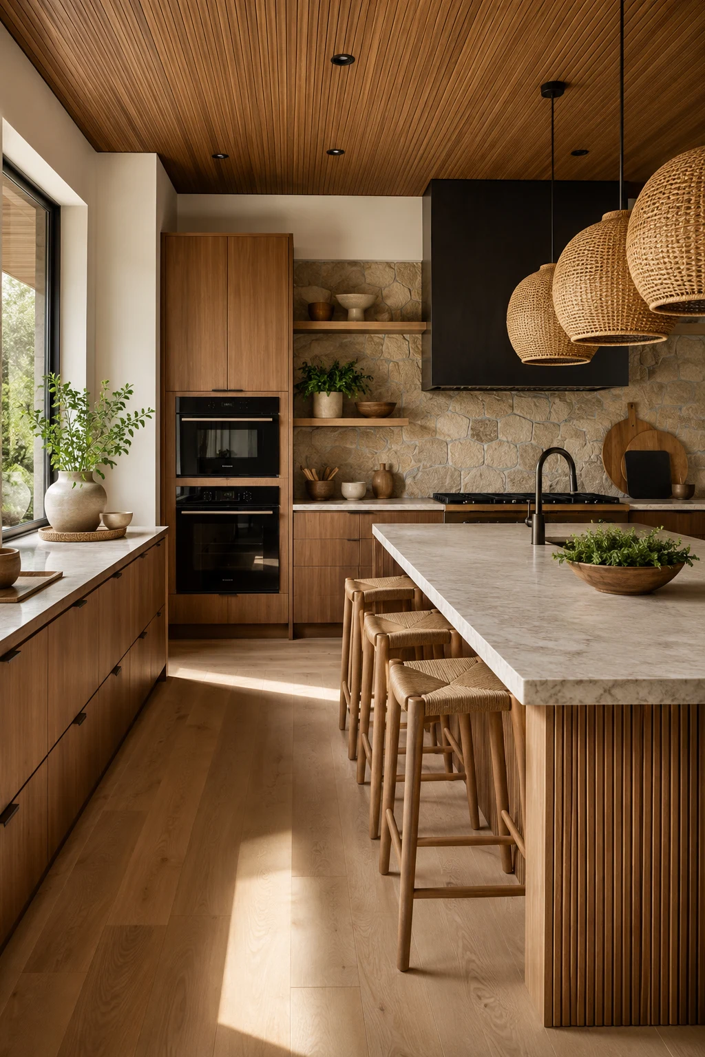 Bring Warmth to Smart Kitchen Ideas with Natural Texture — smart kitchen ideas