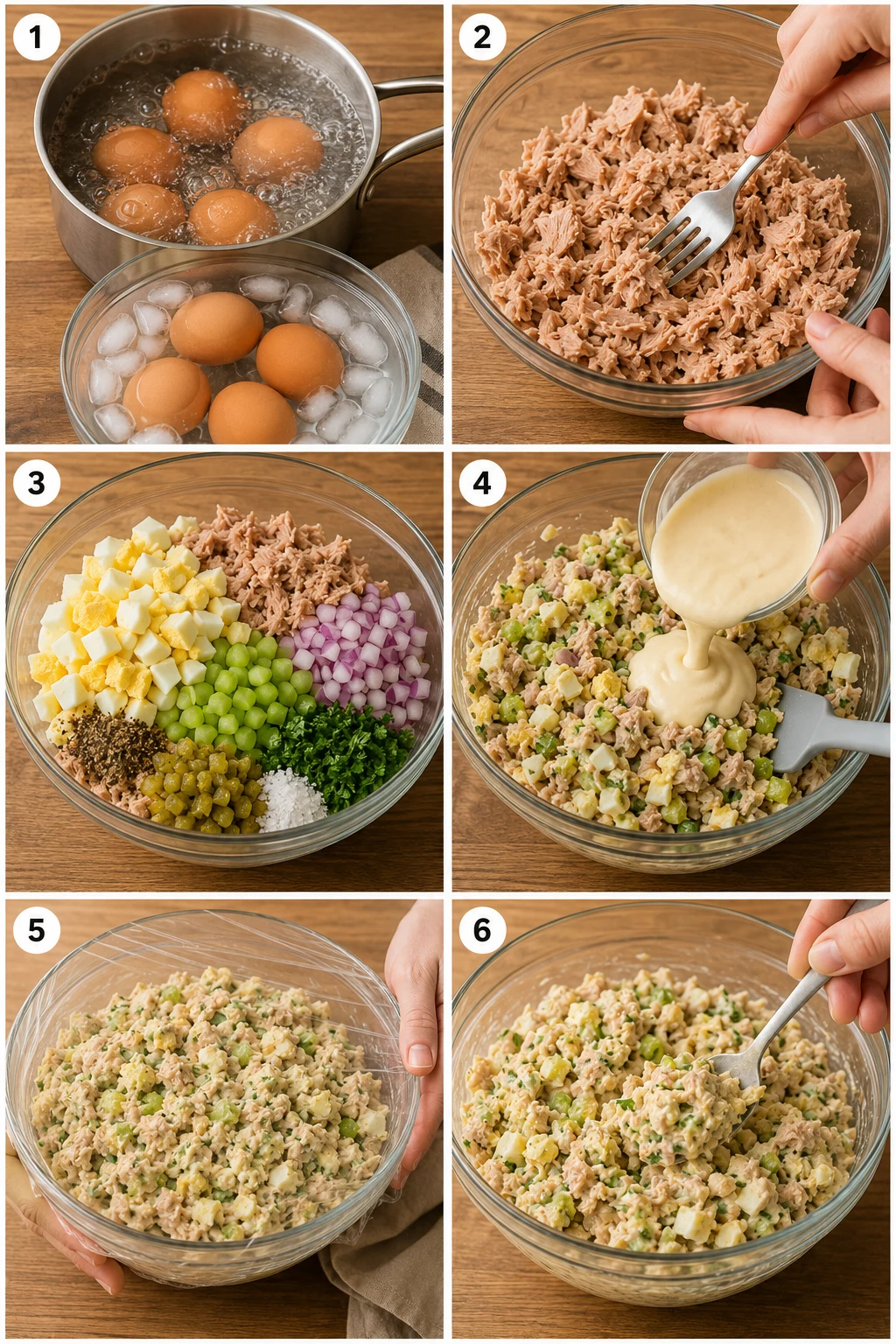 Tuna and Egg Salad step by step Tuna and Egg Salad step by step