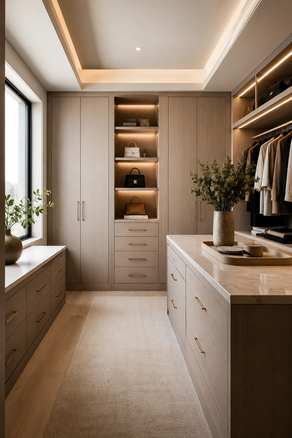Add Custom Cabinetry That Looks Built-In — walk in closet
