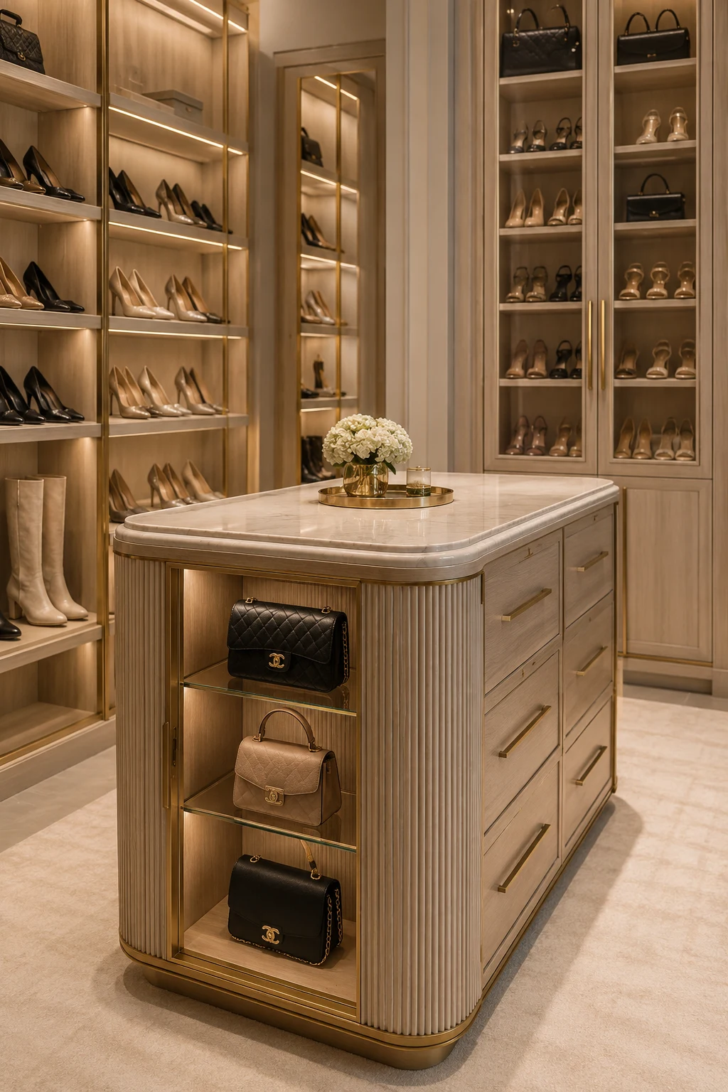 Create a Boutique Display for Shoes and Accessories — walk in closet