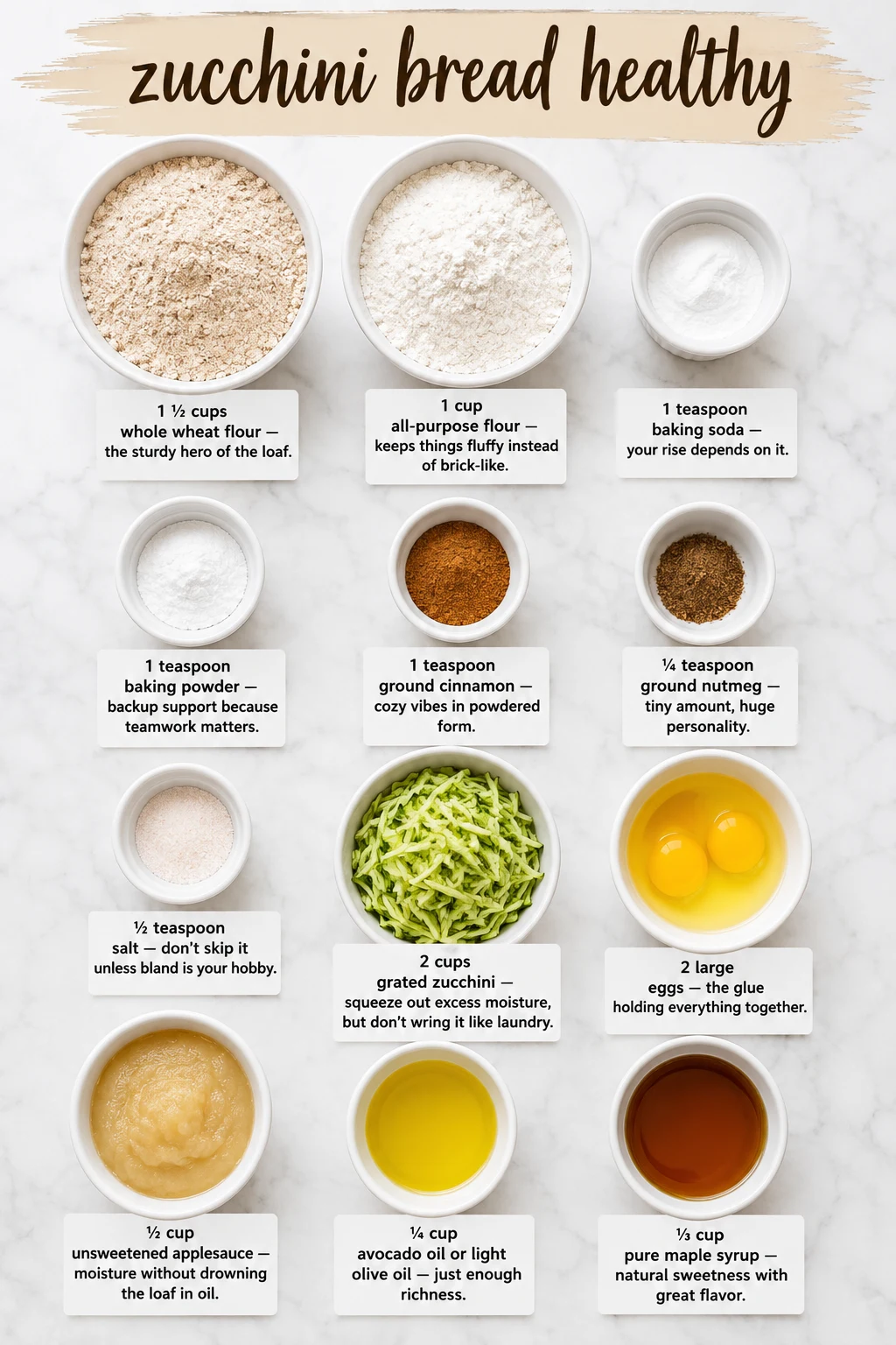 zucchini bread healthy ingredients zucchini bread healthy ingredients