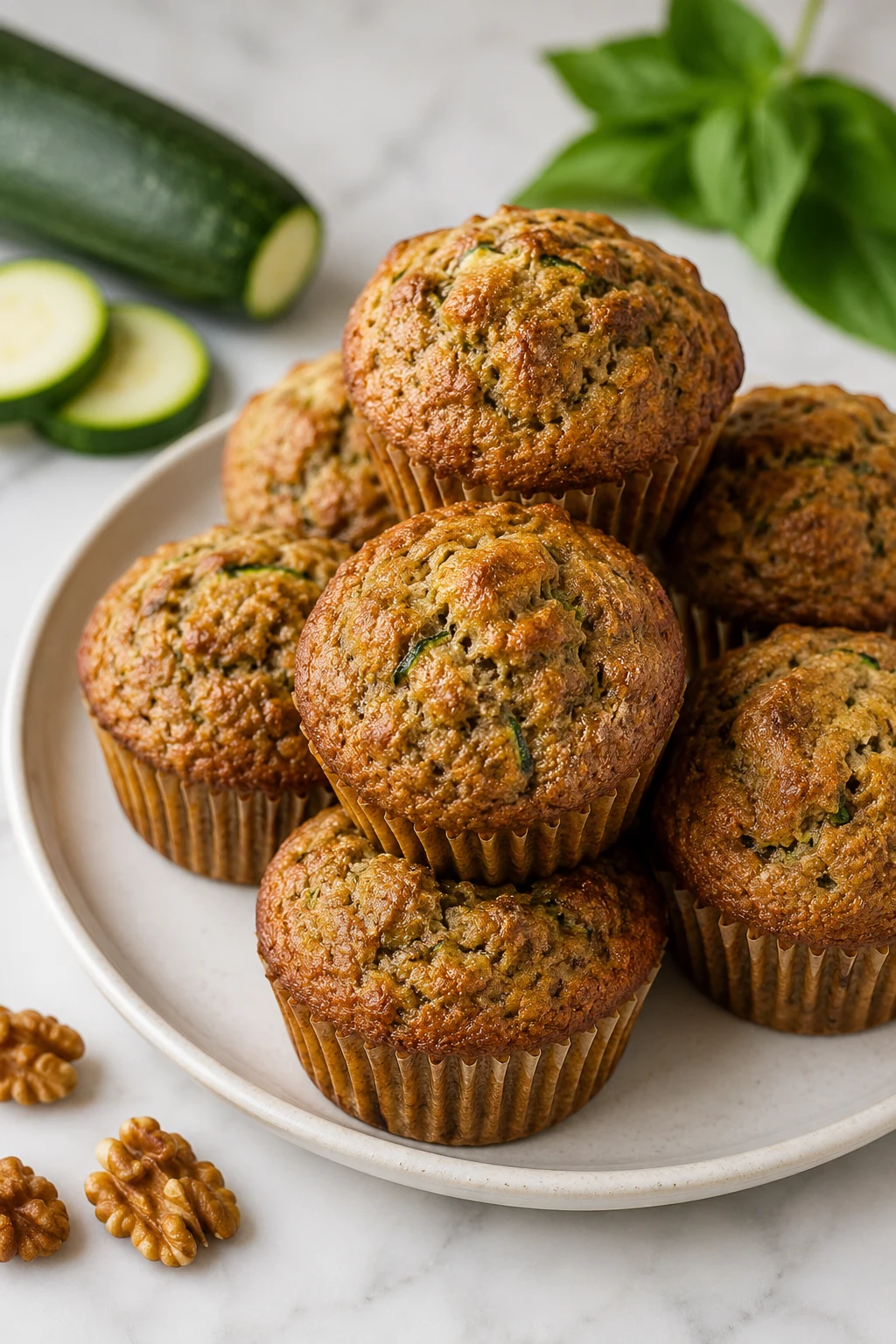Zucchini bread muffins
