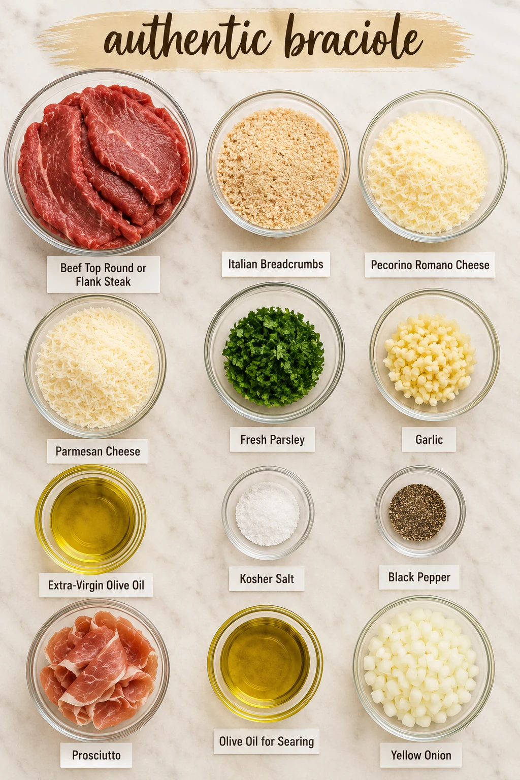 authentic braciole ingredients