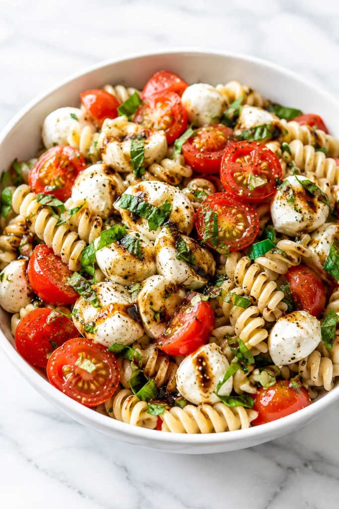 Best Caprese Pasta Salad — Easy & Delicious Best Caprese Pasta Salad