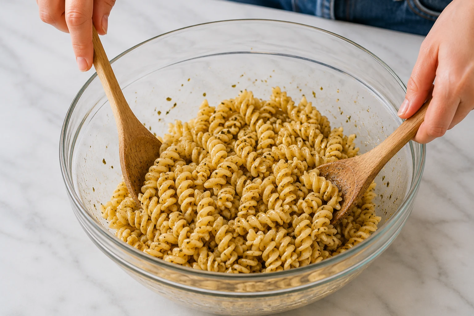 Best Caprese Pasta Salad step 4 Best Caprese Pasta Salad step 4