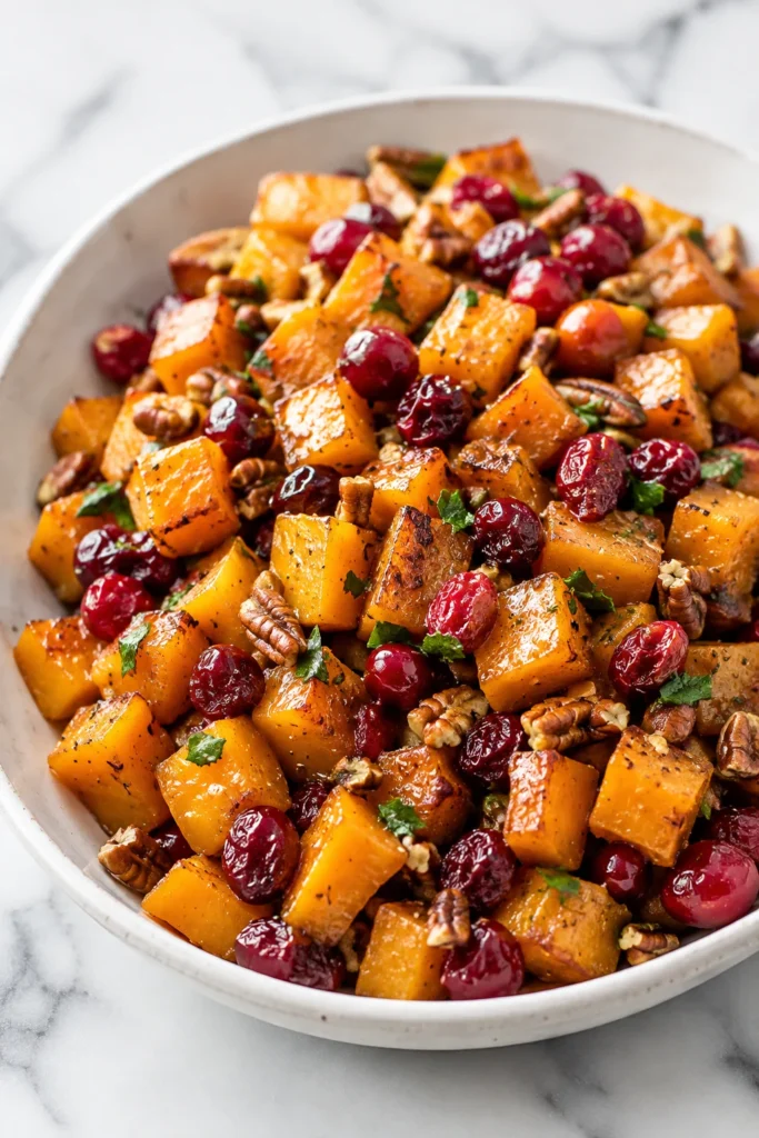 Butternut Squash with Cranberries