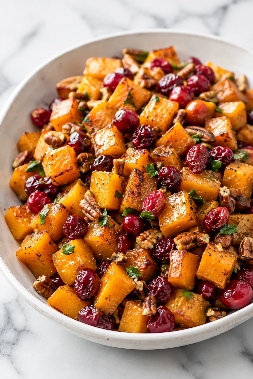 Butternut Squash with Cranberries Recipe