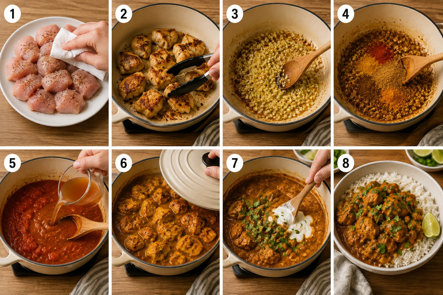 Chicken Curry step by step
