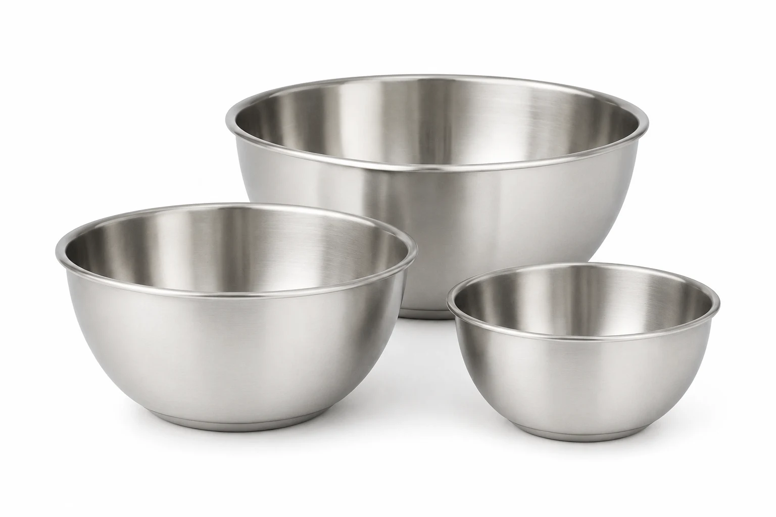OXO Good Grips 3-Piece Stainless Steel Mixing Bowl Set