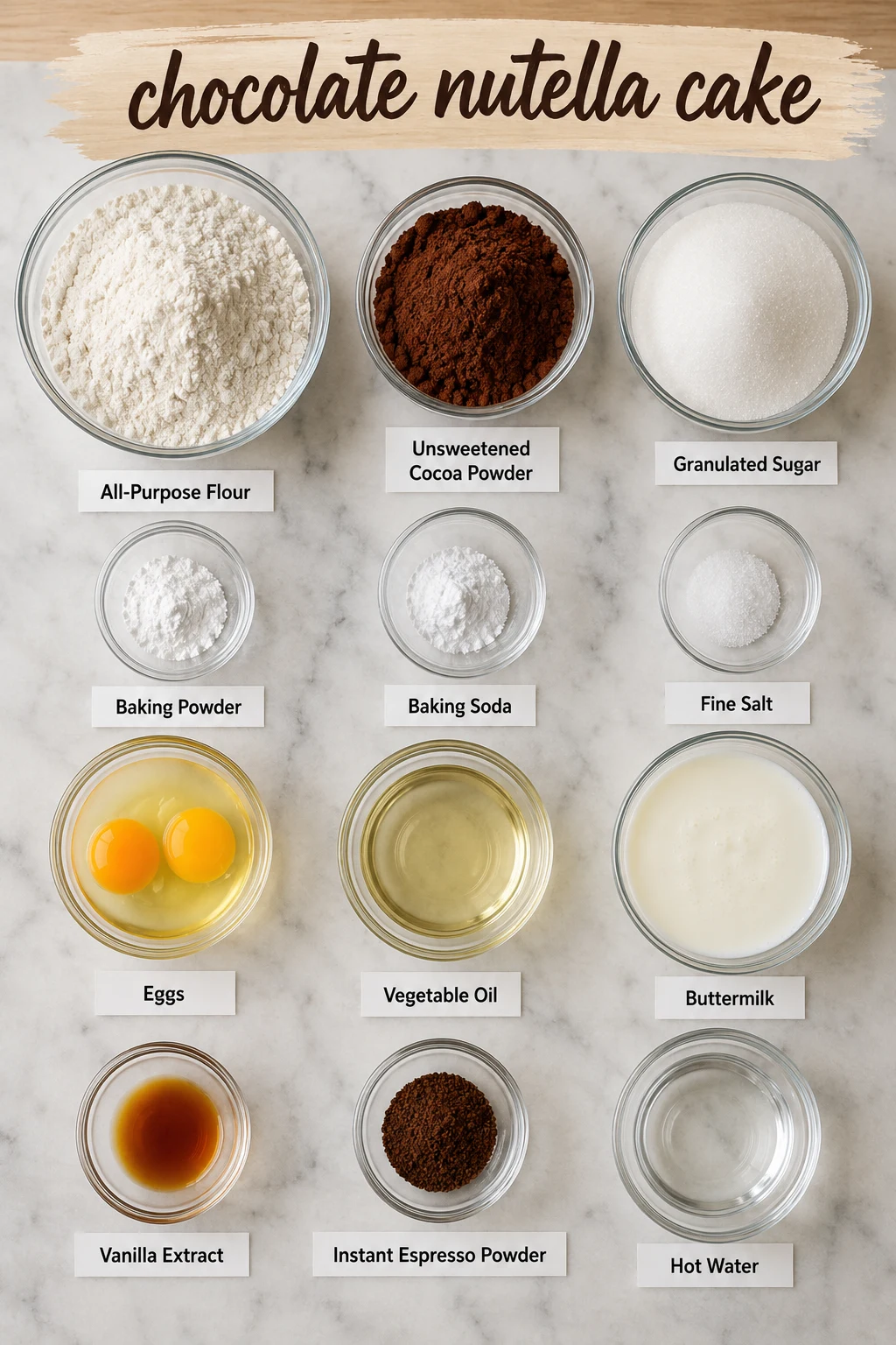 chocolate nutella cake ingredients chocolate nutella cake ingredients