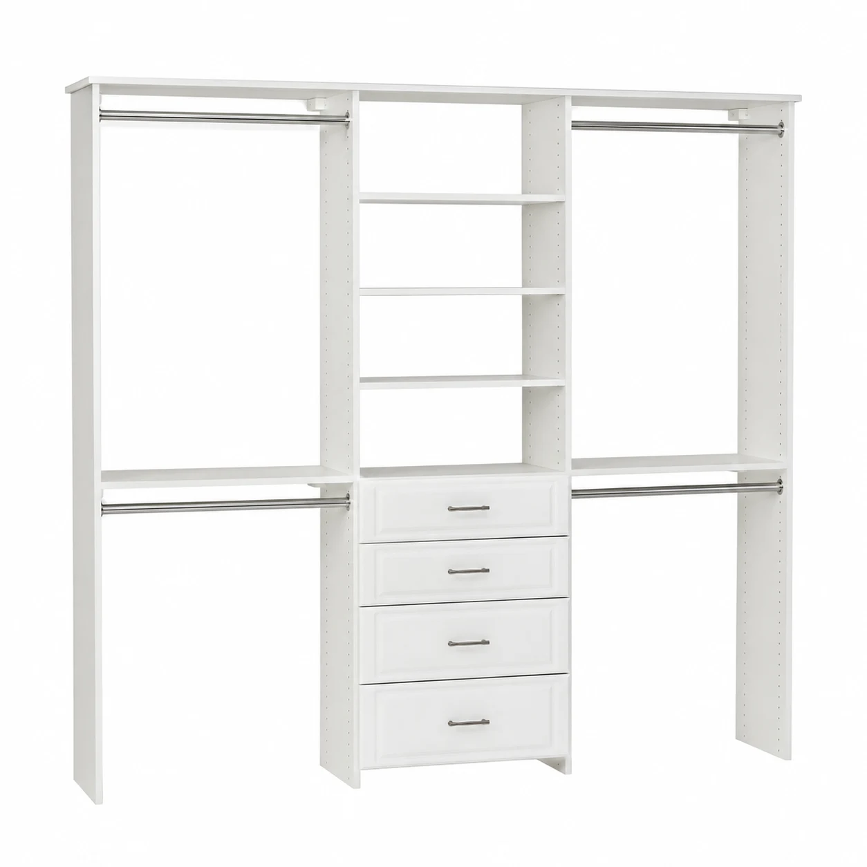 Rubbermaid Configurations Deluxe Custom Closet Kit, White