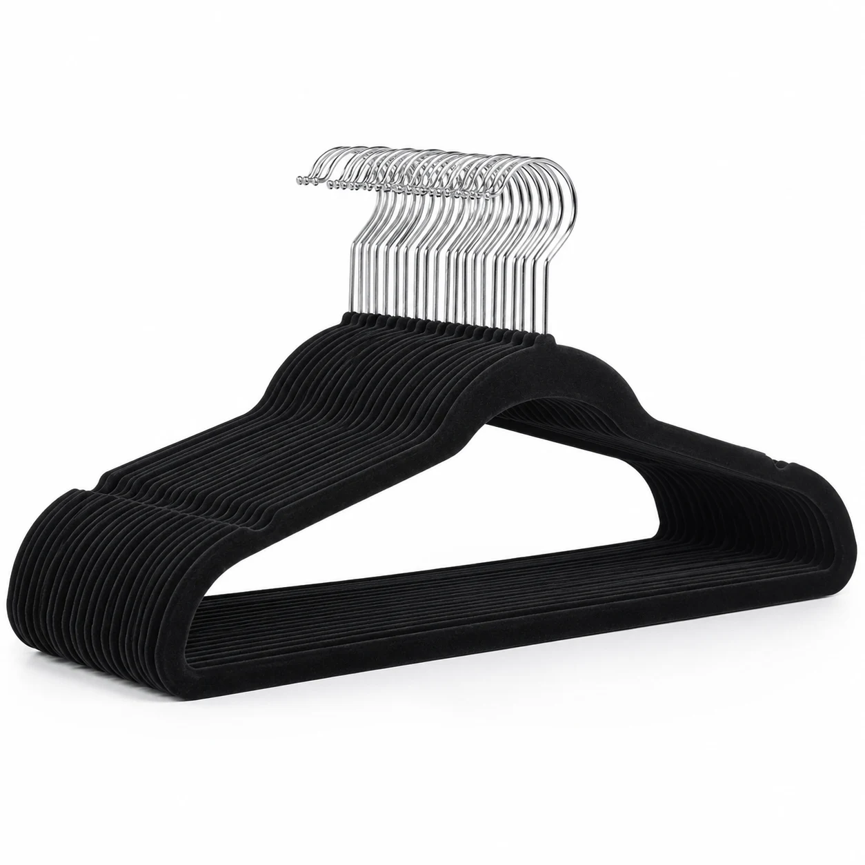 ZOBER Velvet Slim Non-Slip Clothes Hangers (50-Pack)