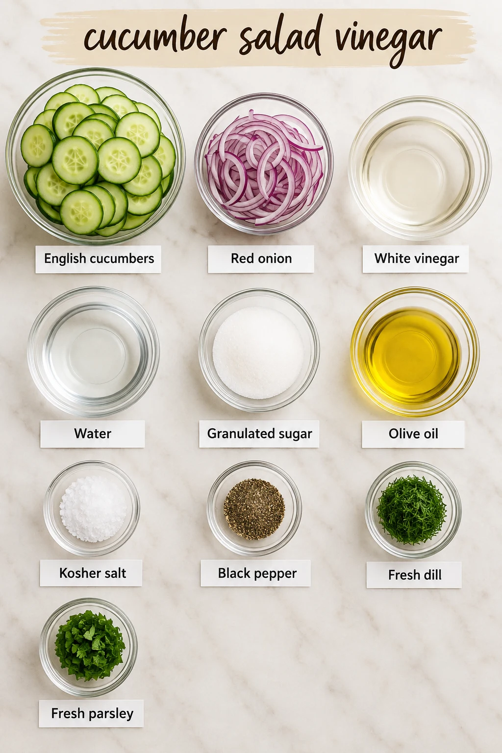 cucumber salad vinegar ingredients