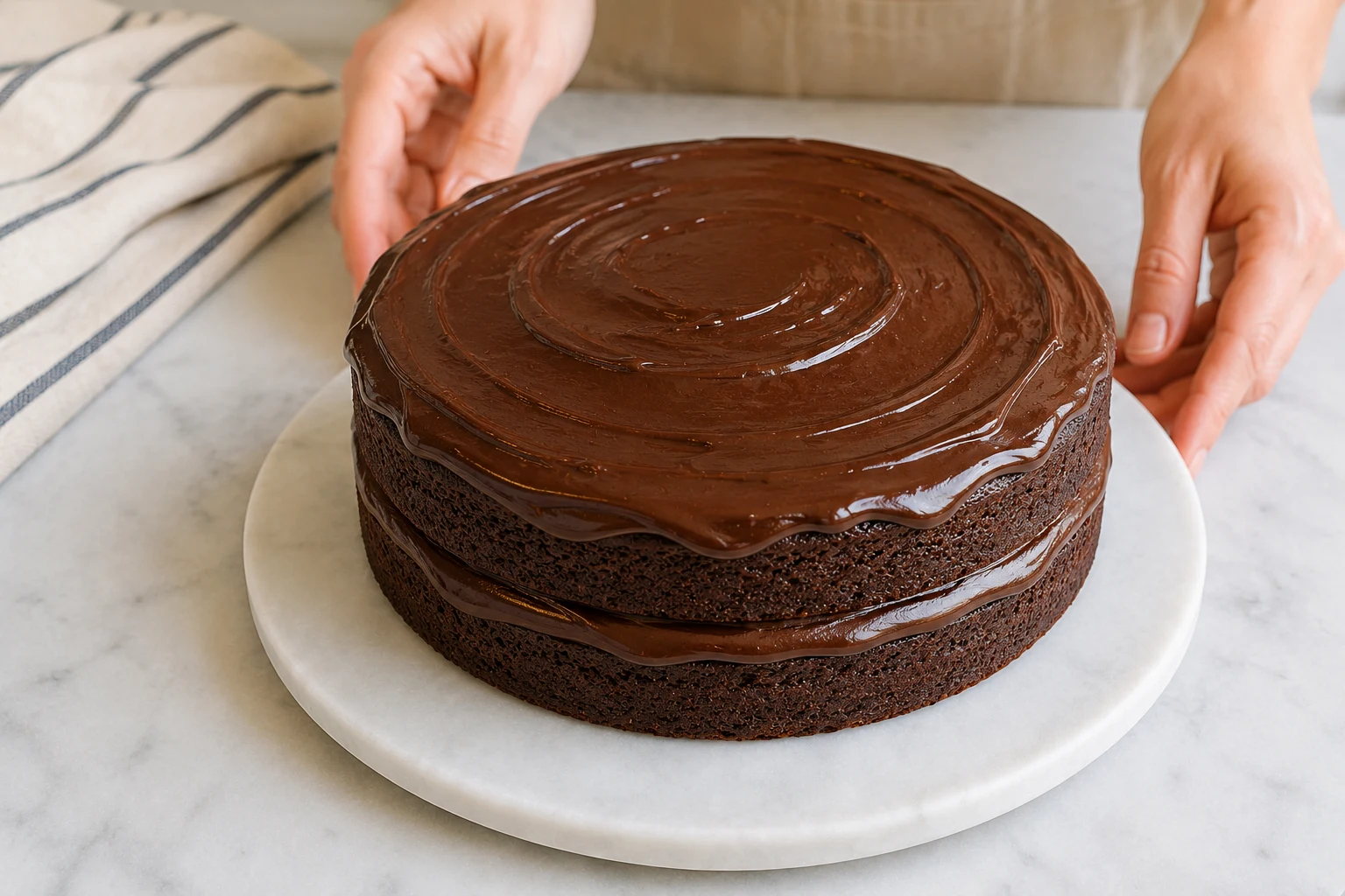double chocolate Cake step 12 double chocolate Cake step 12