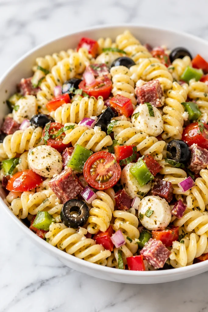 Easy Italian Pasta Salad — Easy & Delicious Easy Italian Pasta Salad