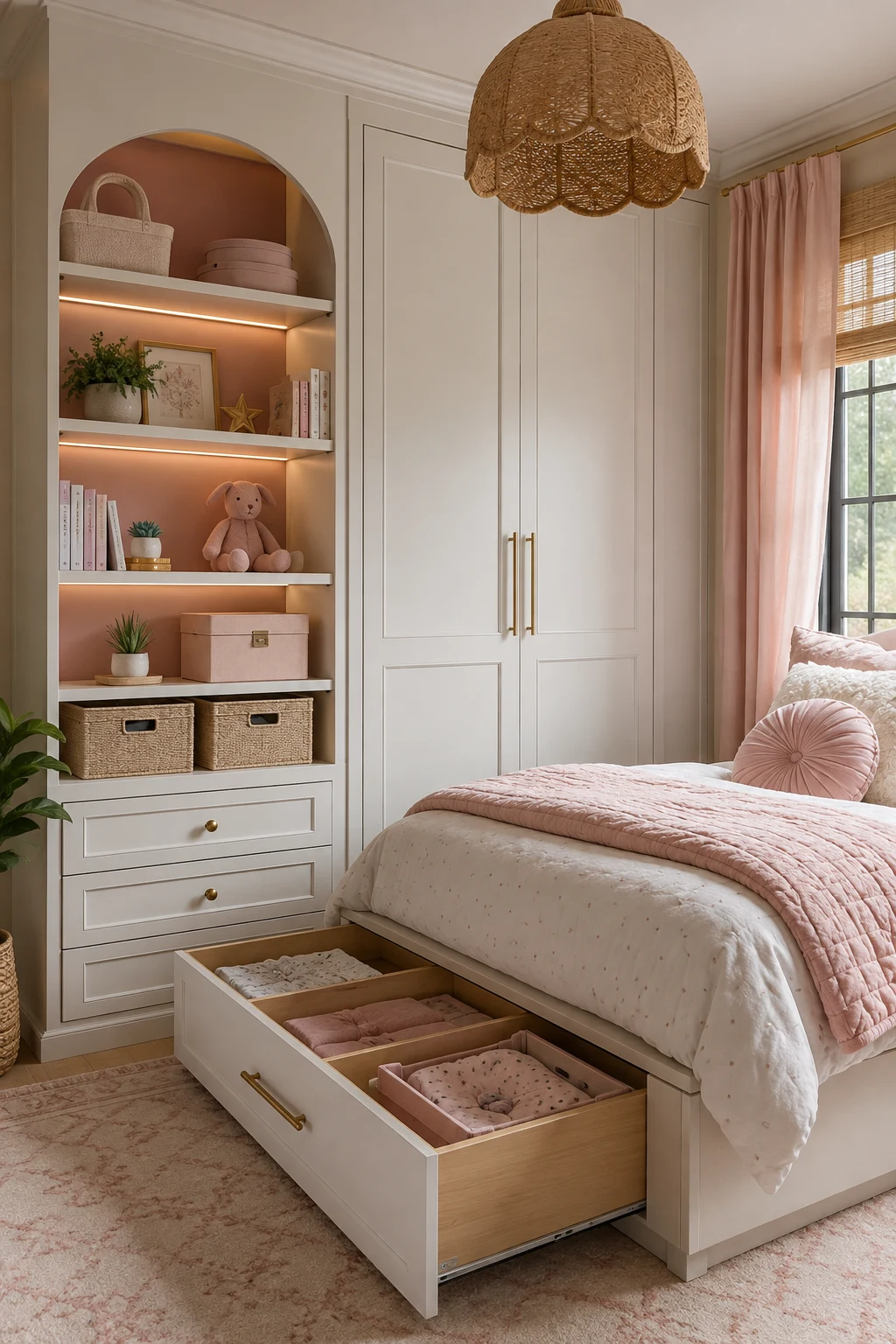 Maximize Storage Without Sacrificing Style — girls bedroom decor