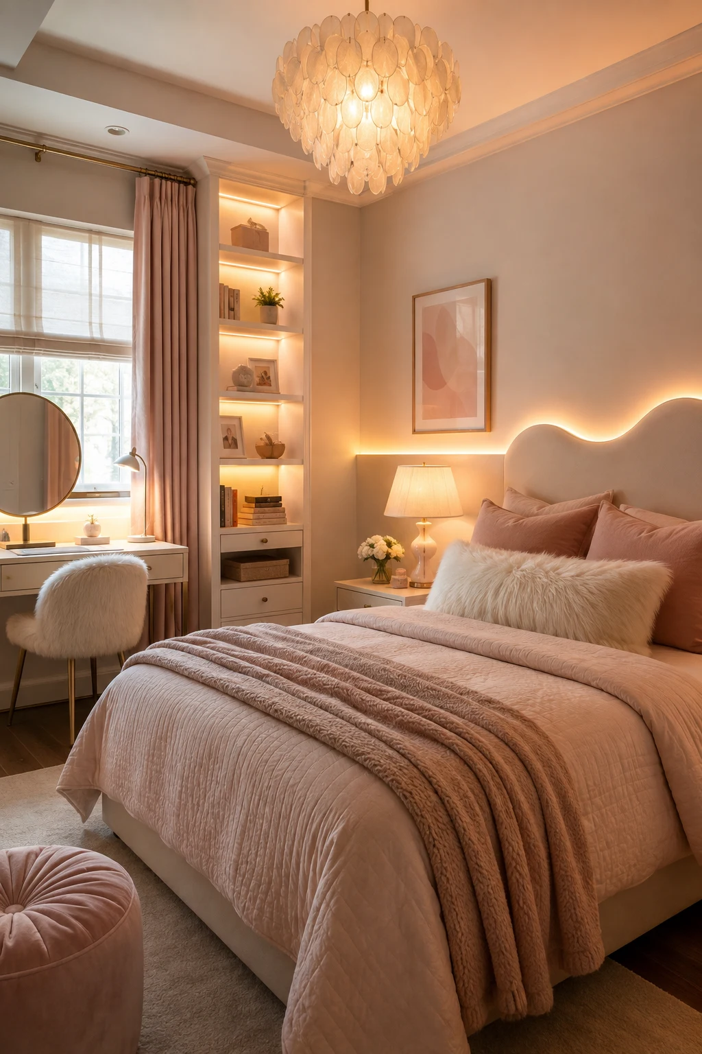 Add Warm Lighting for a Relaxing Atmosphere — girls bedroom decor