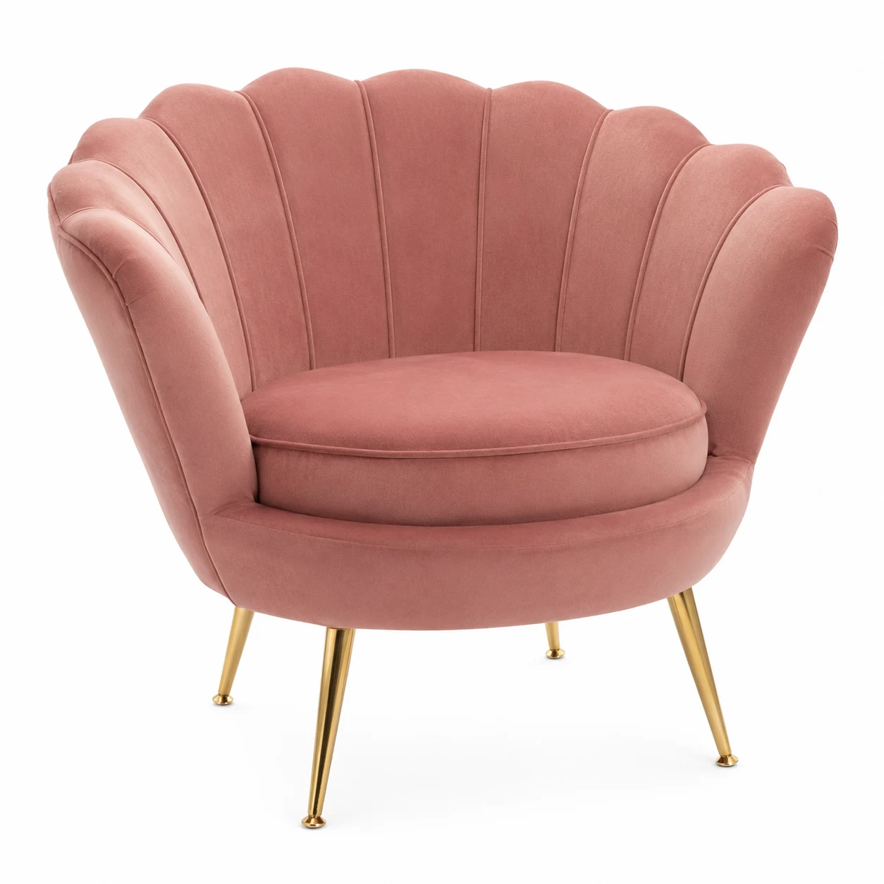 HULALA HOME Velvet Accent Chair