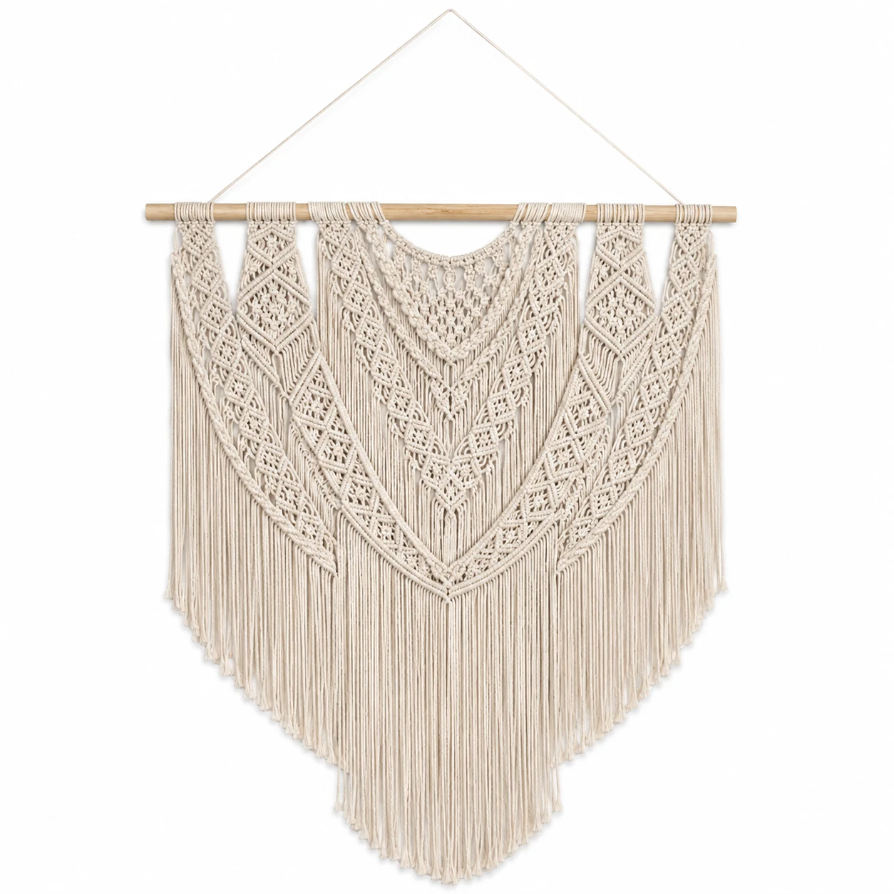 Mkono Large Macrame Woven Wall Hanging