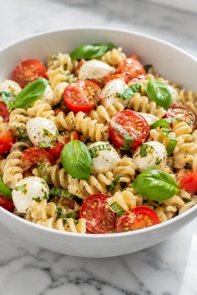 Gluten free caprese pasta salad Recipe gluten free caprese pasta salad
