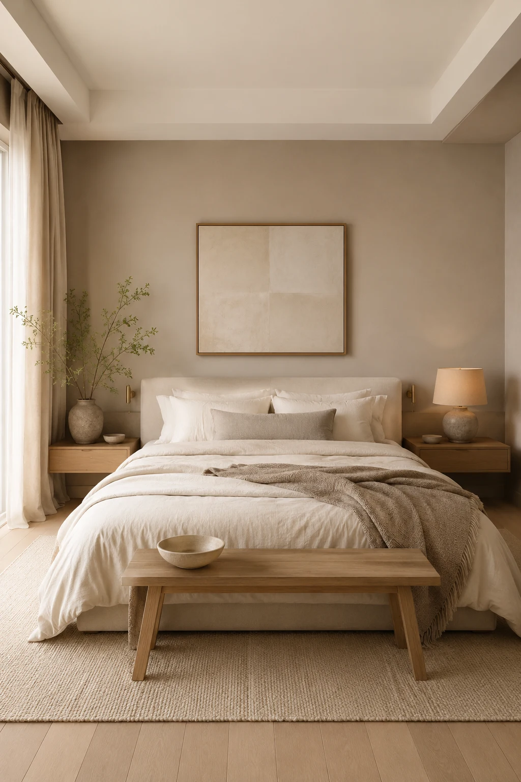 Build a Calm Foundation with a Neutral Color Palette — minimalist bedroom decor