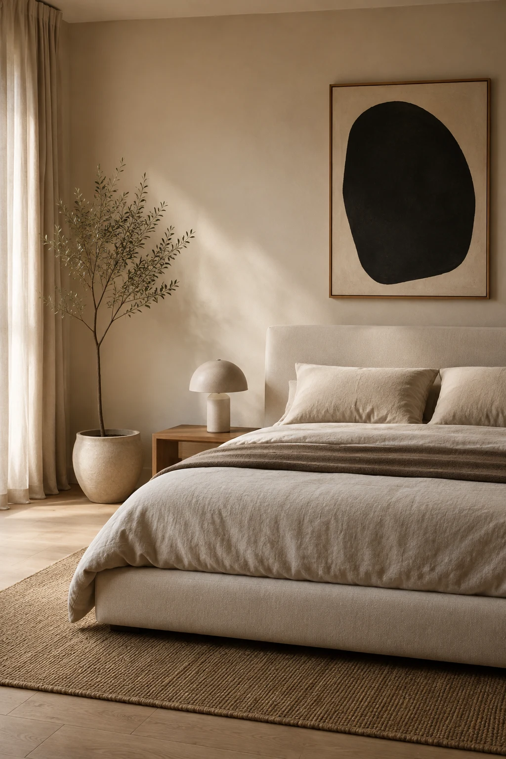 Style One Statement Piece Instead of Many Accessories — minimalist bedroom decor