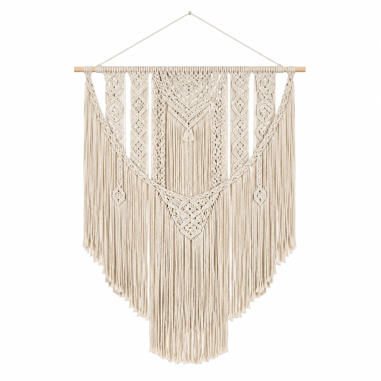 Mkono Large Macrame Woven Wall Hanging