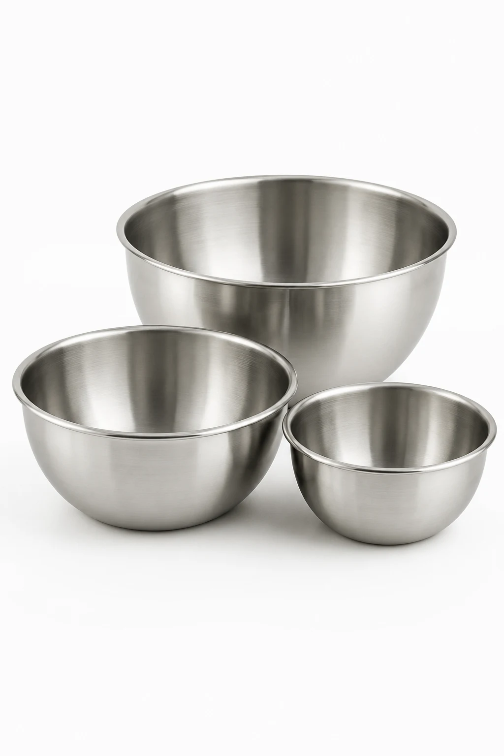 OXO Good Grips 3-Piece Stainless Steel Mixing Bowl Set