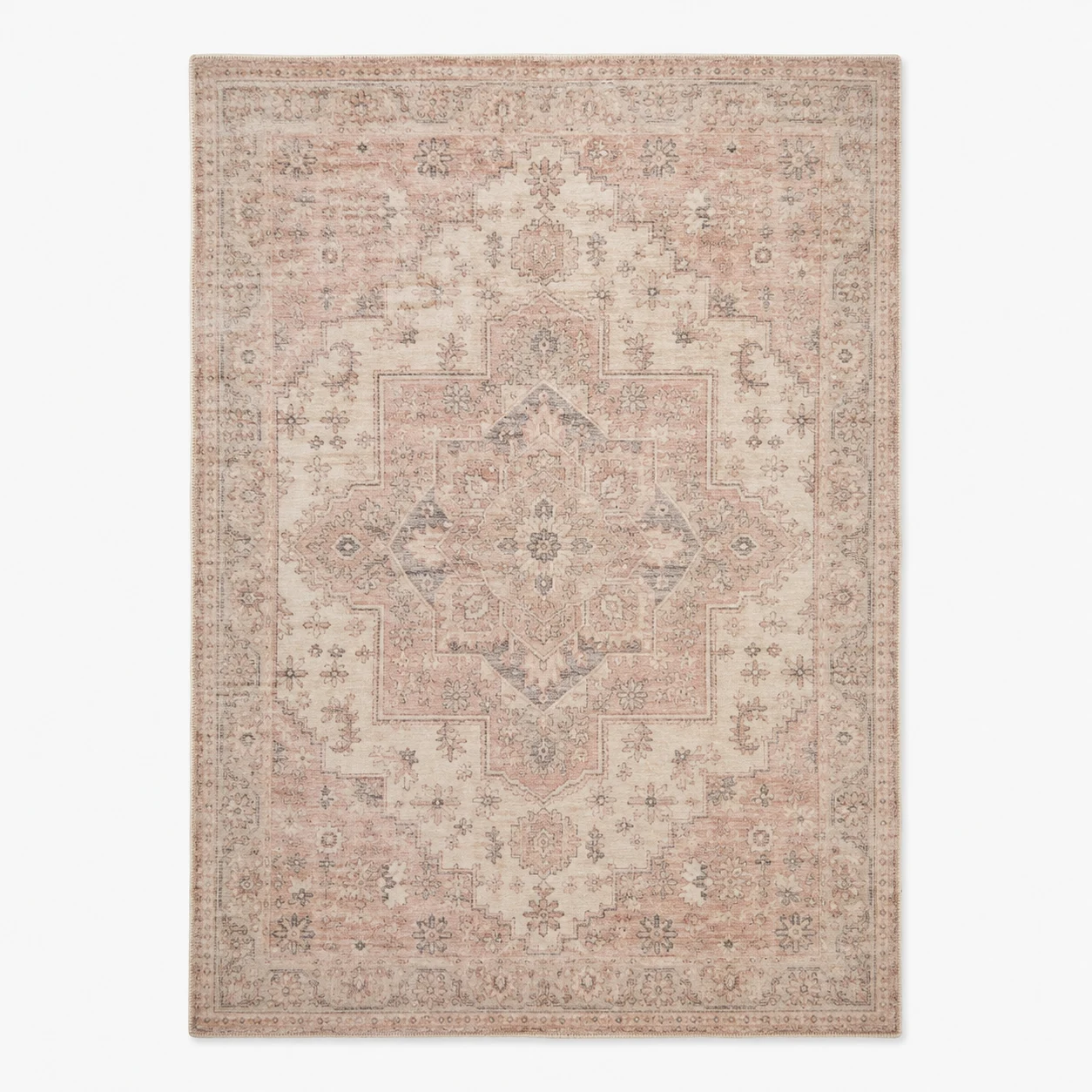Loloi II Layla Blush Area Rug 5' x 7'