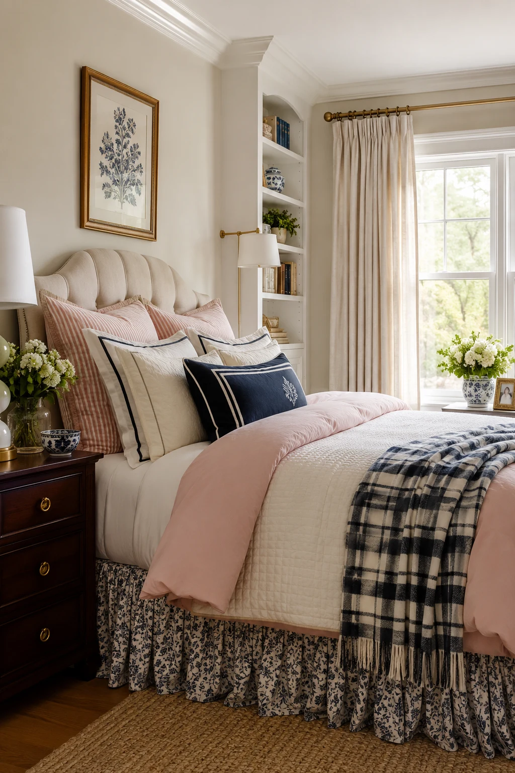 Layer Tailored Bedding for Cozy Preppy Bedroom Decor — preppy bedroom decor