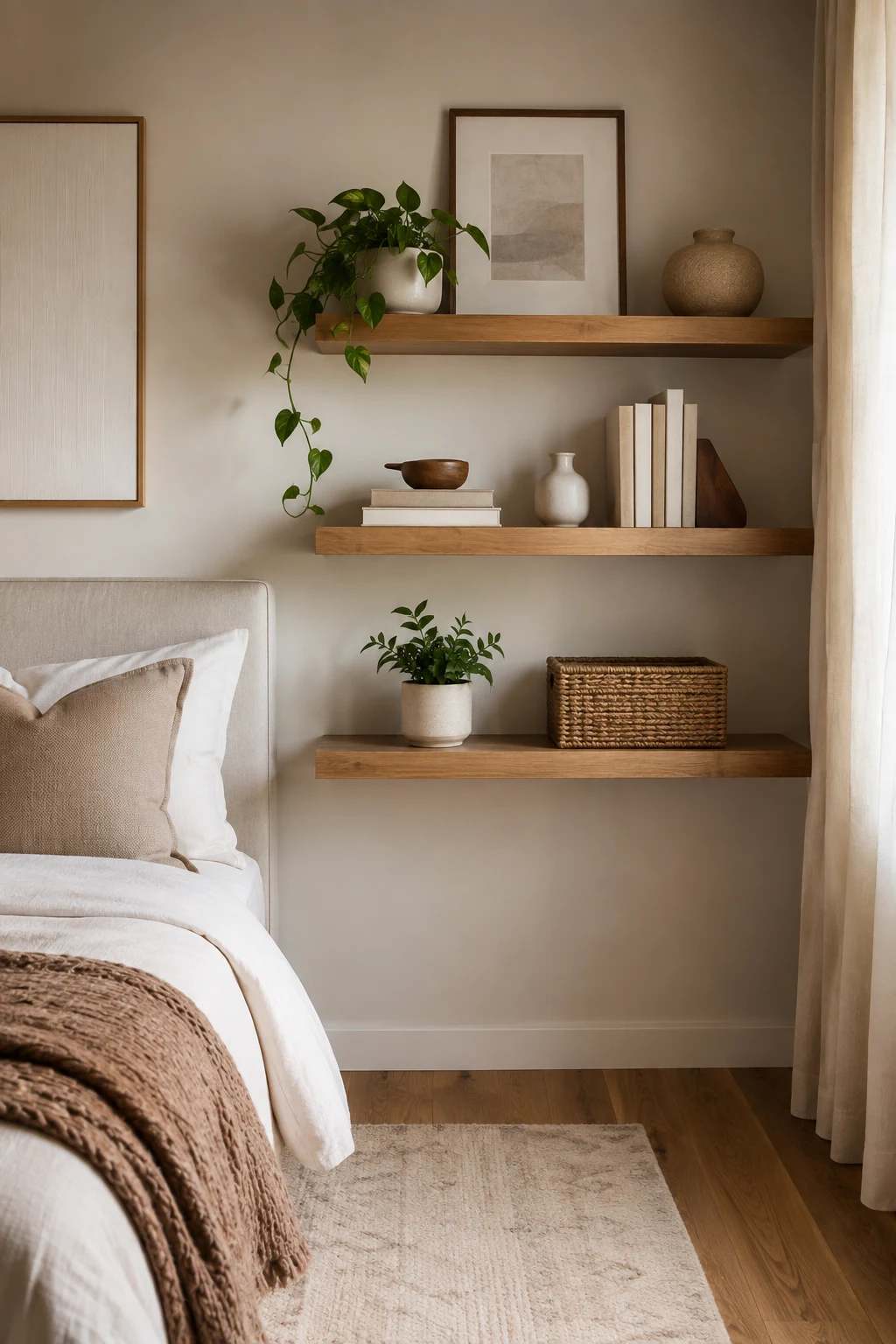 Build Floating Shelves That Add Style and Storage — room decor bedroom diy