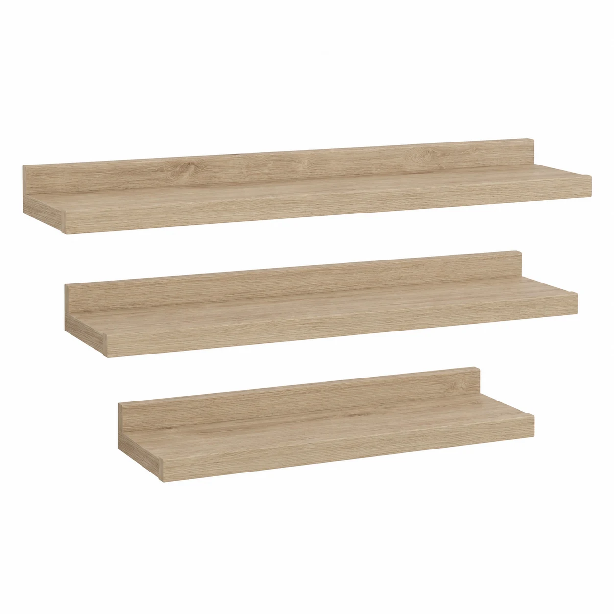 BAYKA Floating Shelves Wall Mounted Set of 3