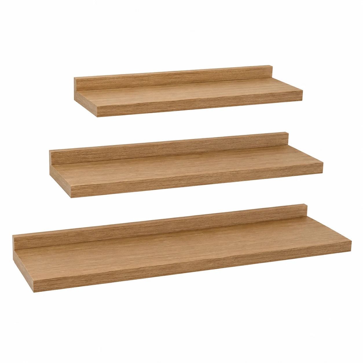 BAYKA Floating Shelves Wall Mounted Set of 3