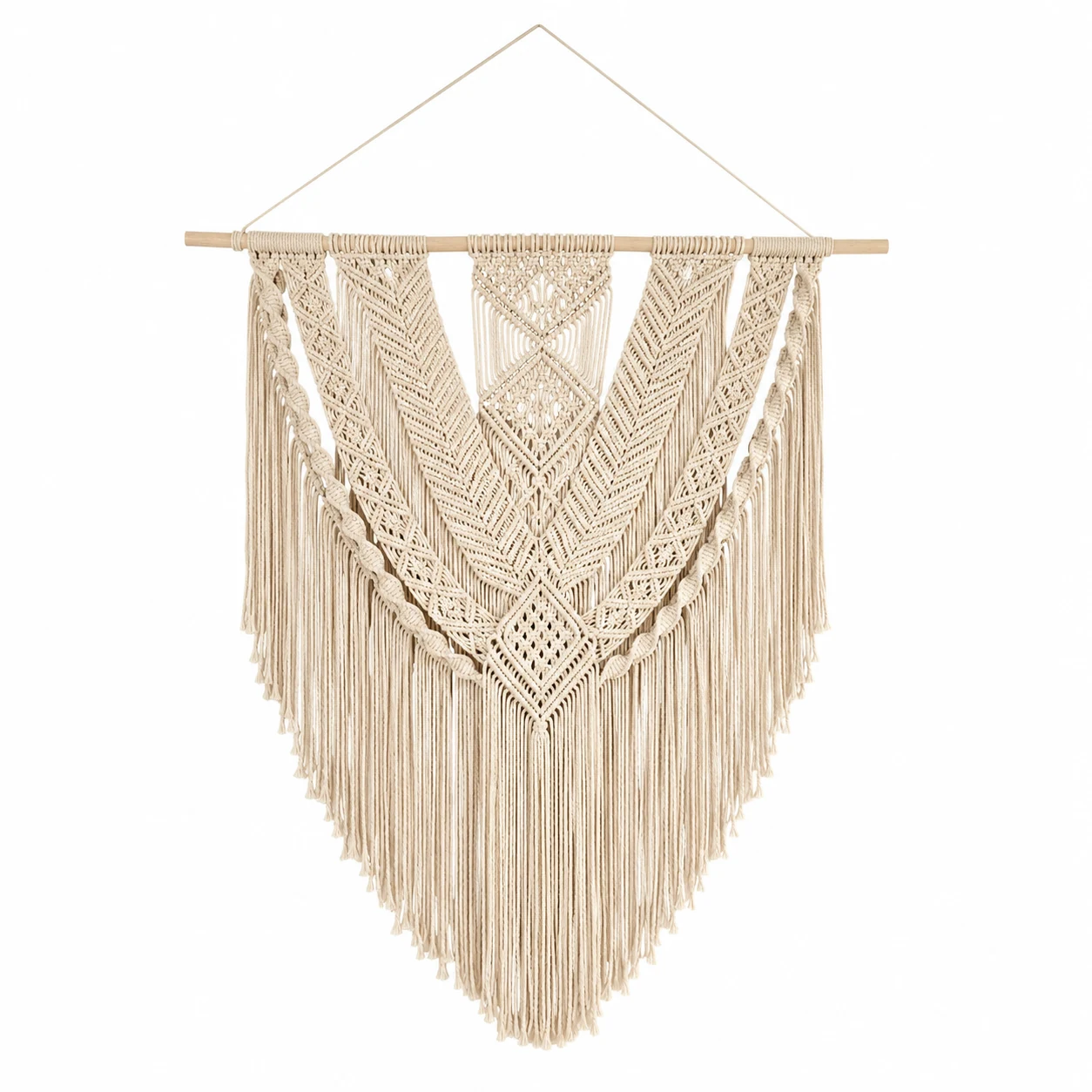 Mkono Macrame Wall Hanging Large Woven Tapestry