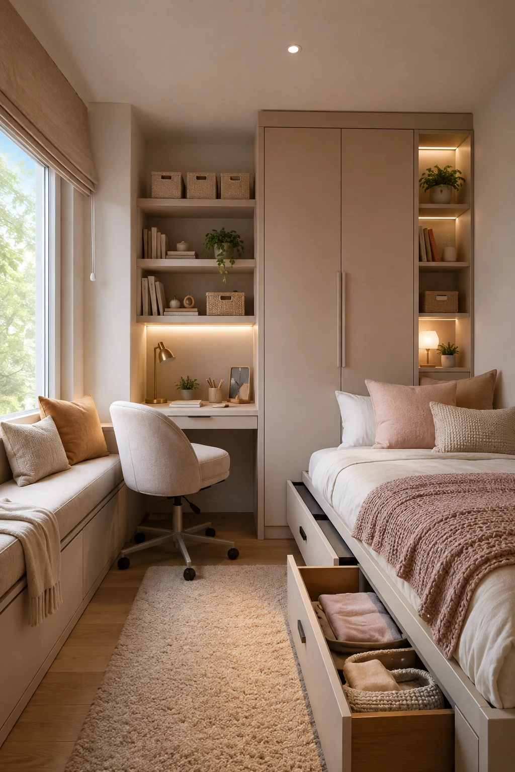 Maximize Small Spaces With Smart Storage Solutions — room decor bedroom teenage