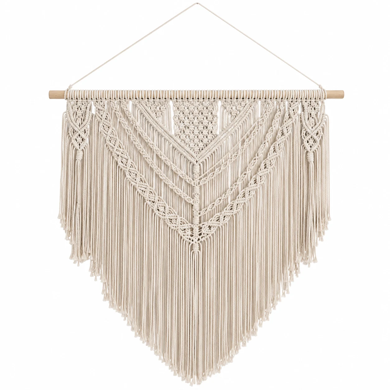 Mkono Large Macrame Wall Hanging Woven Tapestry