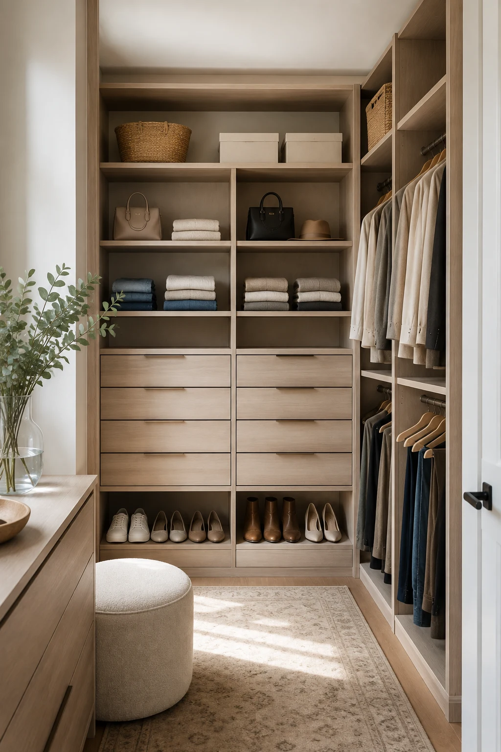 Build Around a Custom Small Closet Organization System — small closet organization