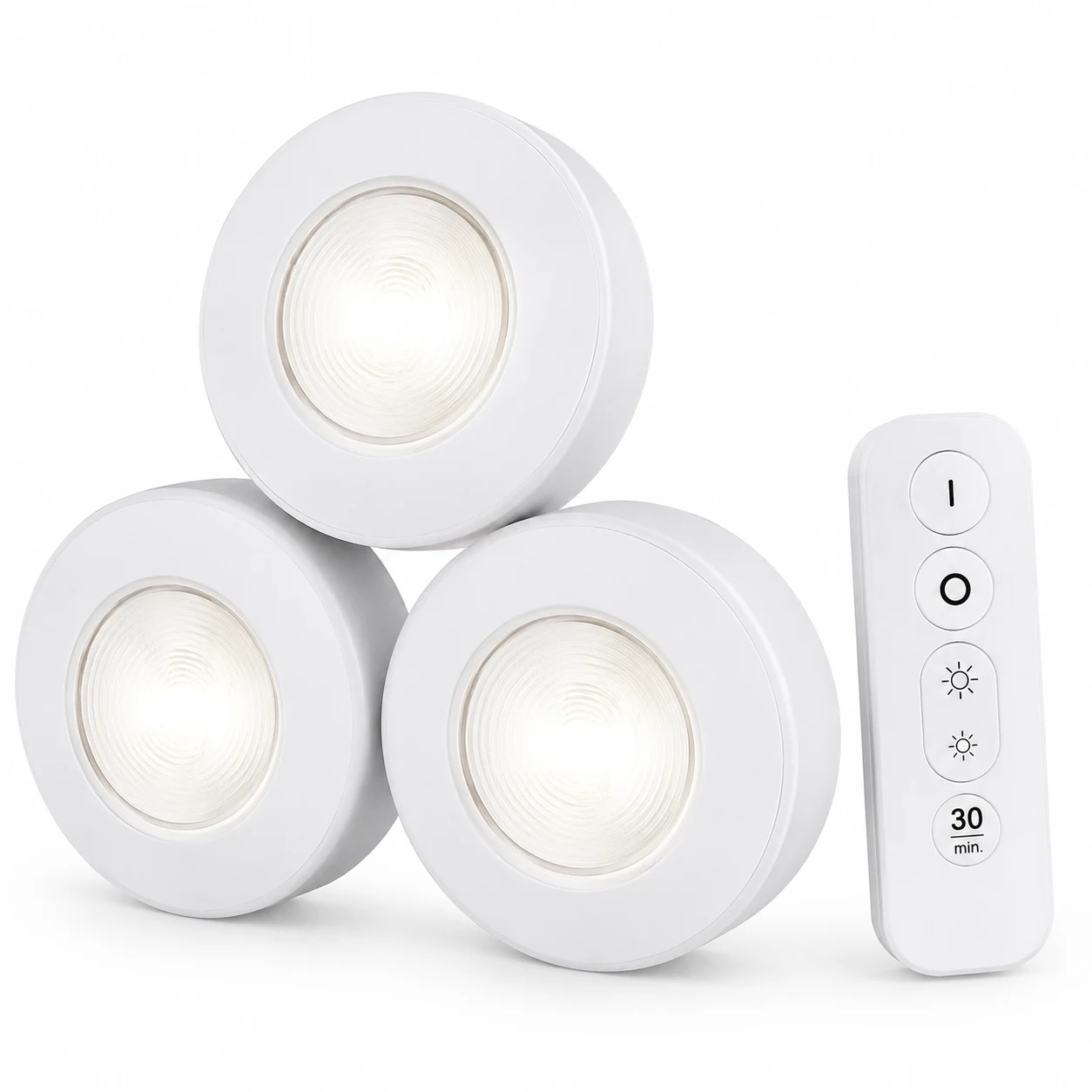 Brilliant Evolution Wireless LED Puck Lights