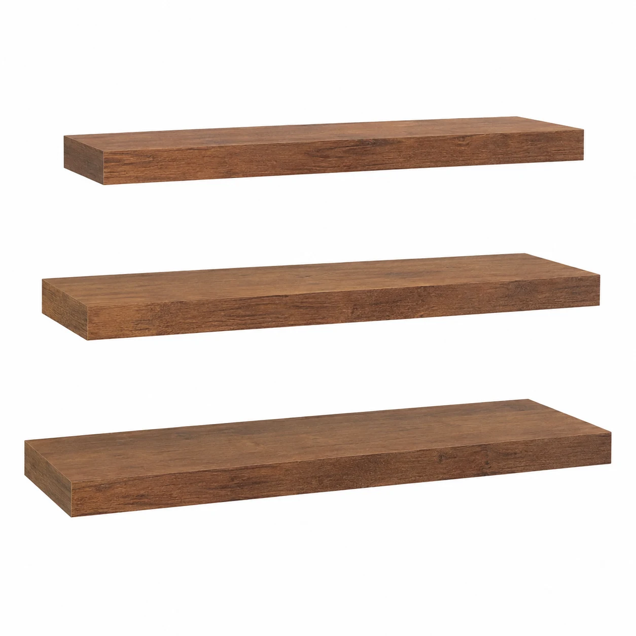 BAYKA Floating Shelves Wall Mounted Set of 3