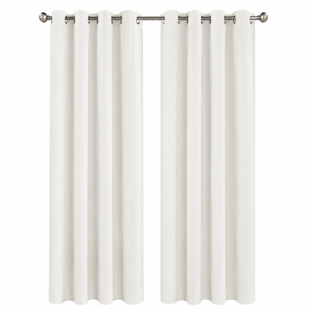 NICETOWN White Blackout Curtain Panels