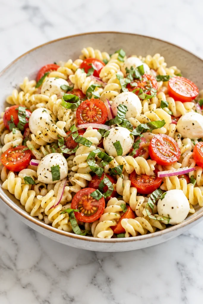 Tomato Basil Pasta Salad