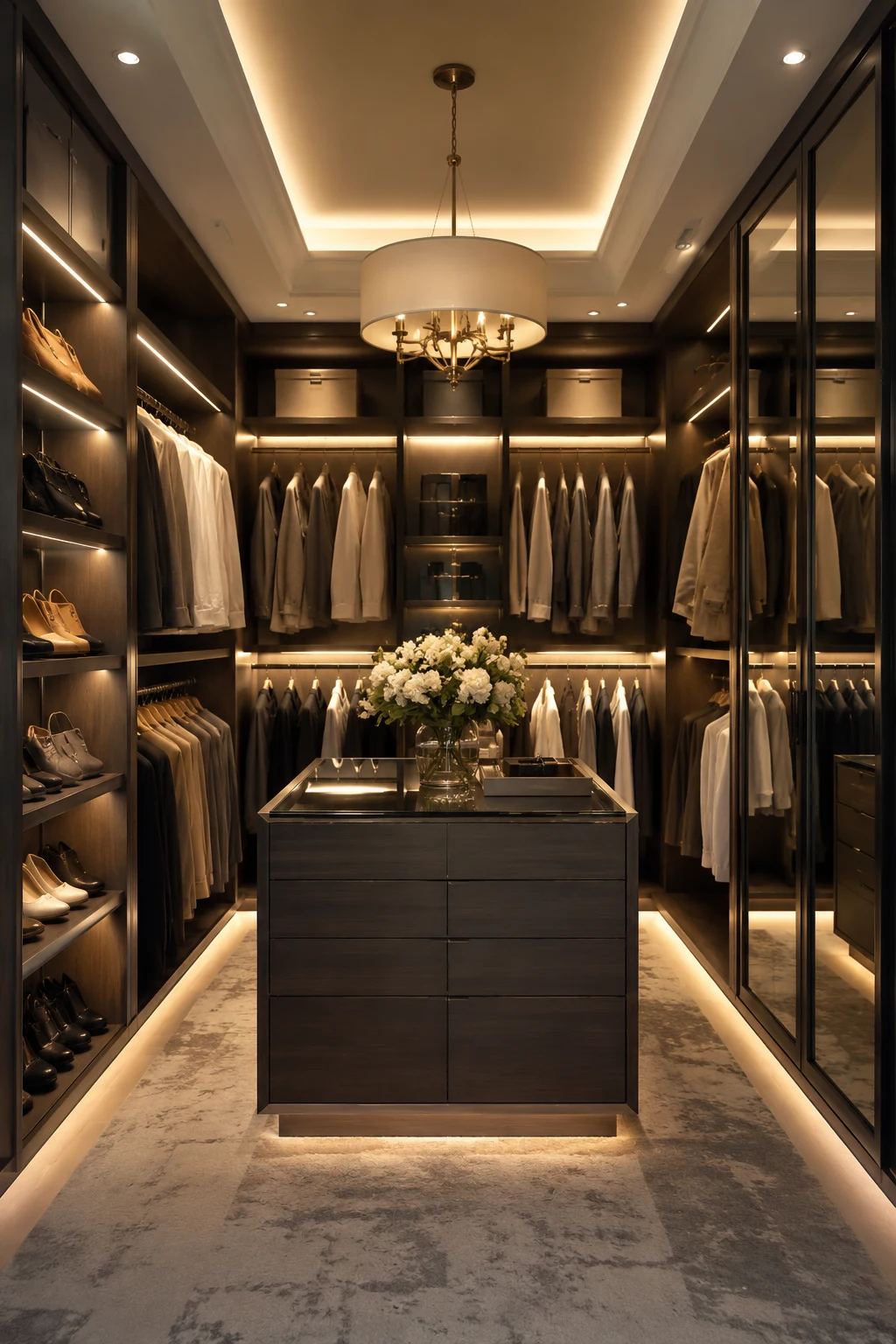 Add Layered Lighting for a Designer Finish — walk in closet ideas
