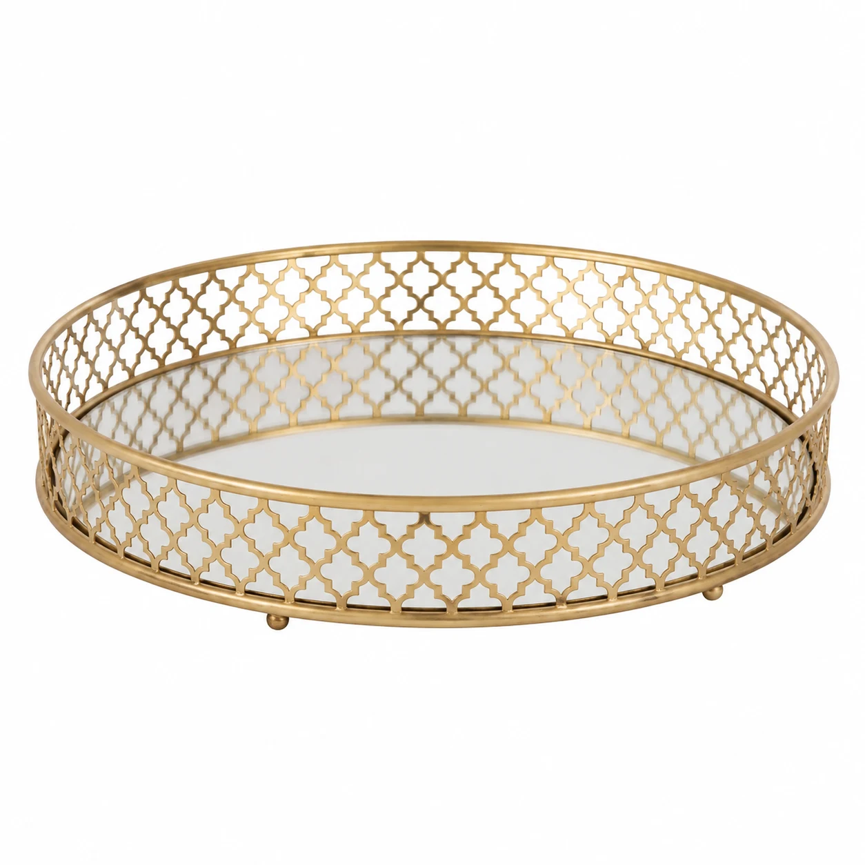 Kate and Laurel Celia Decorative Metal Tray
