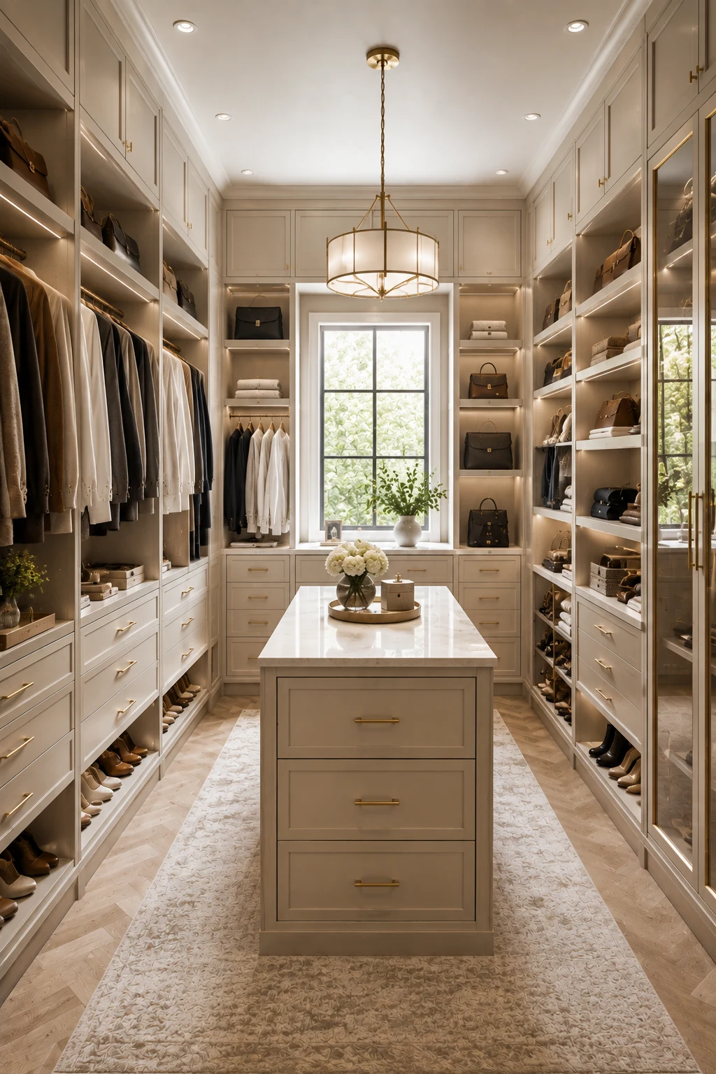 Use Elegant Finishes That Stand the Test of Time — walking closet